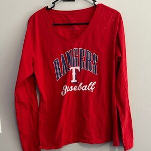 Fanatics Red Crewneck Team Tee